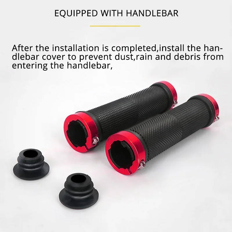 2PCS Lock on Bicycle Grips Rub - Commuter Bike Lock 评论和价格